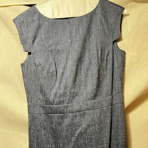Ann Taylor Gray Blue Dress